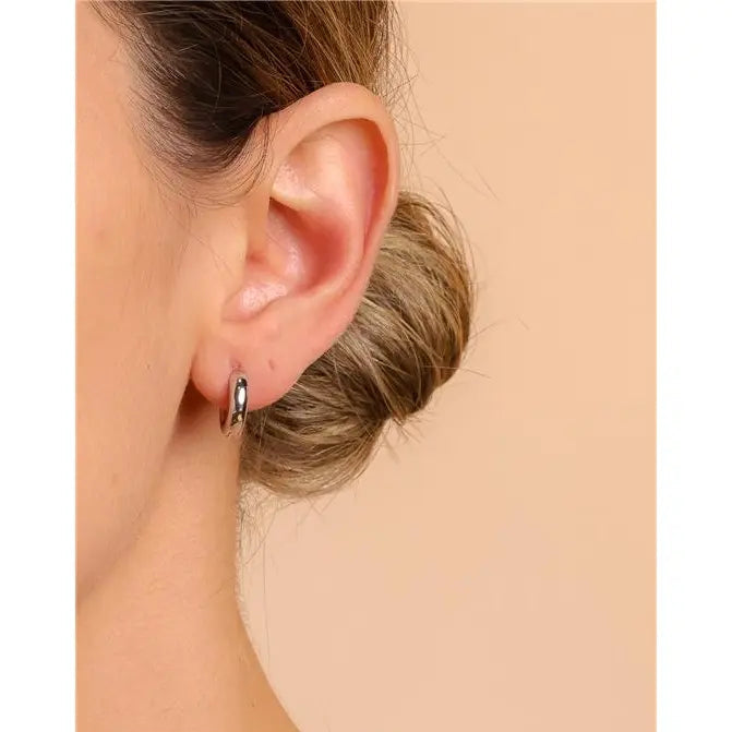 12 MM SMOOTH RHODIUM RING/WITHOUT STONE/SMOOTH