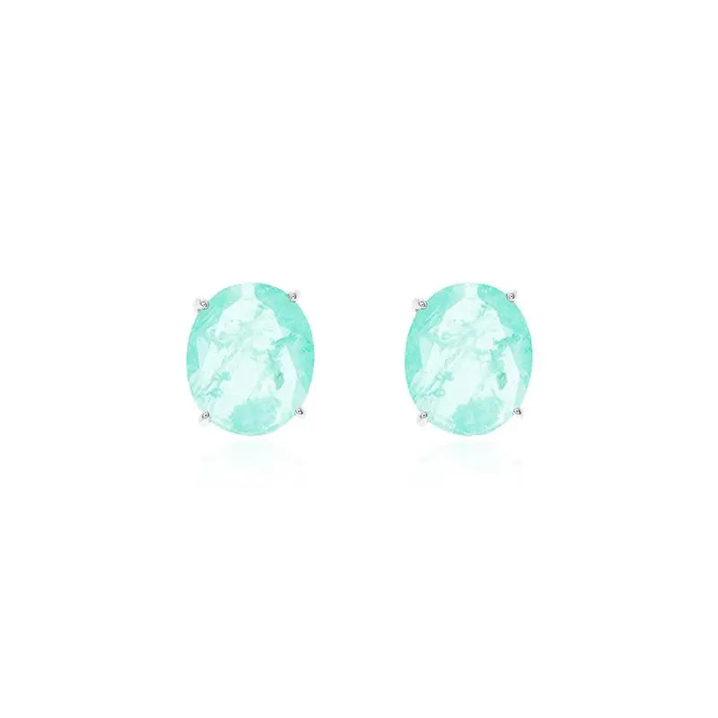 OVAL FUSION RHODIUM/COLOMBIANA/SMOOTH