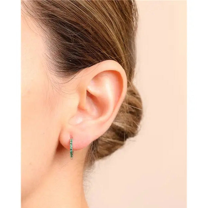14 MM FULL RING SET WITH RHODIUM/WITHOUT STONE/EMERALD