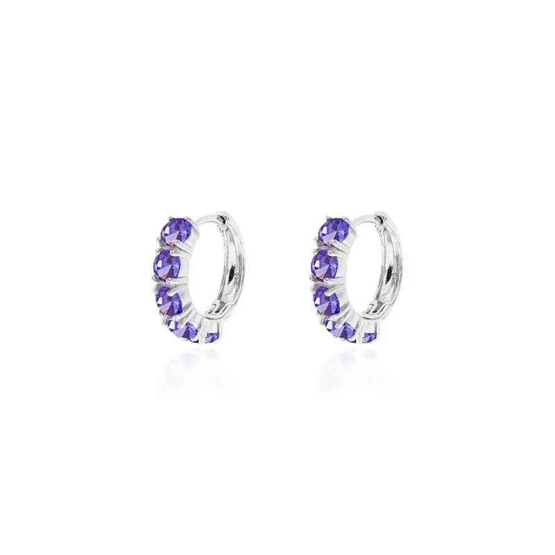 17 MM HALF RING SETTING FIVE POINTS OF LIGHT 4 MM RHODIUM/WITHOUT STONE/TANZANITE