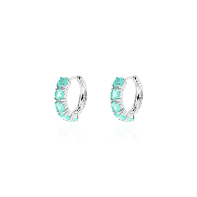 17 MM HALF RING SETTING FIVE POINTS OF LIGHT 4 MM RHODIUM/WITHOUT STONE/COLOMBIAN