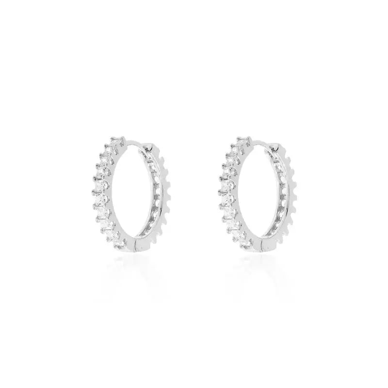 20 MM SQUARE BAGUETTE RING RHODIUM/WITHOUT STONE/WHITE ZIRCONIA