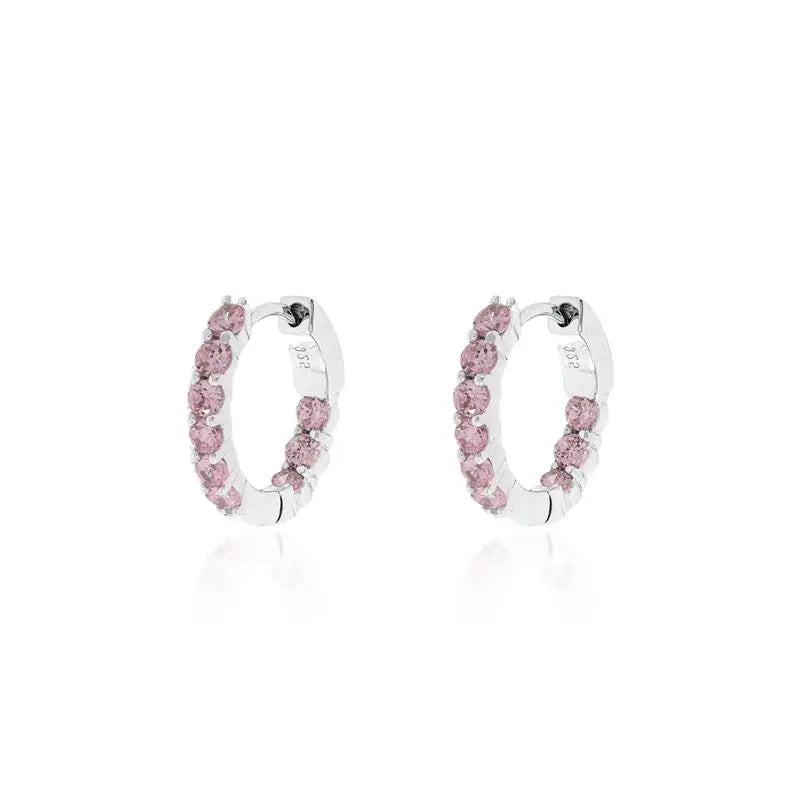17 MM RING 2 MM POINTS INSIDE AND OUTSIDE RHODIUM/WITHOUT STONE/KUNZITE