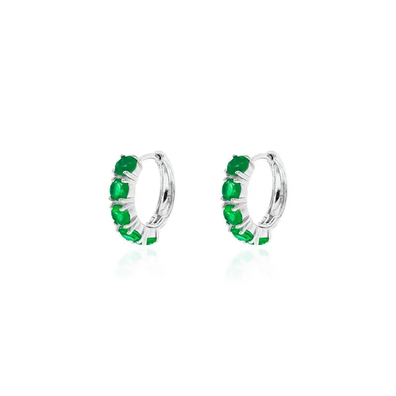 17 MM HALF RING SETTING FIVE POINTS OF LIGHT 4 MM RHODIUM/WITHOUT STONE/EMERALD