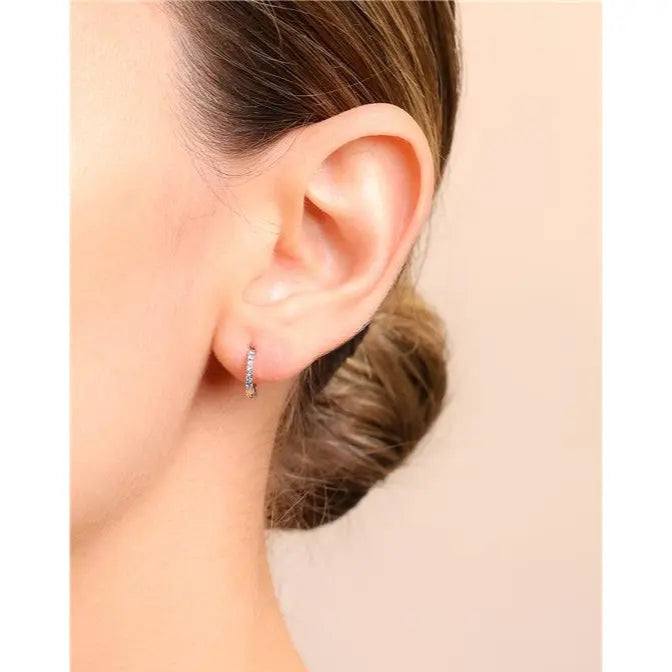 10 MM RING, HALF THIN SETTING, RHODIUM/WITHOUT STONE/TANZANITE