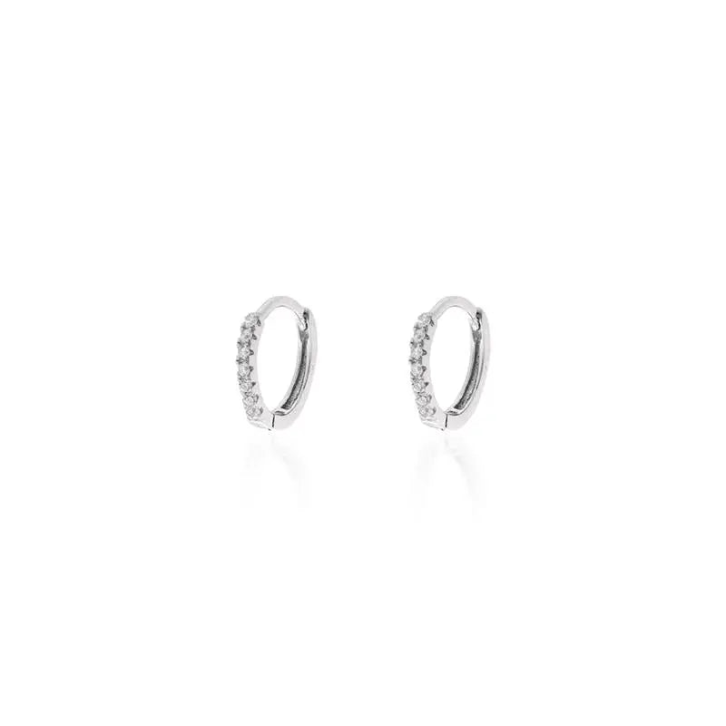 10 MM RING, HALF THIN SETTING, RHODIUM/WITHOUT STONE/WHITE ZIRCONIA