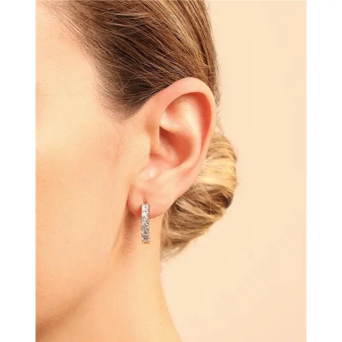 18 MM ROUND RING 3 MM HALF SETTING INSIDE AND OUTSIDE RHODIUM/CRYSTAL/SMOOTH