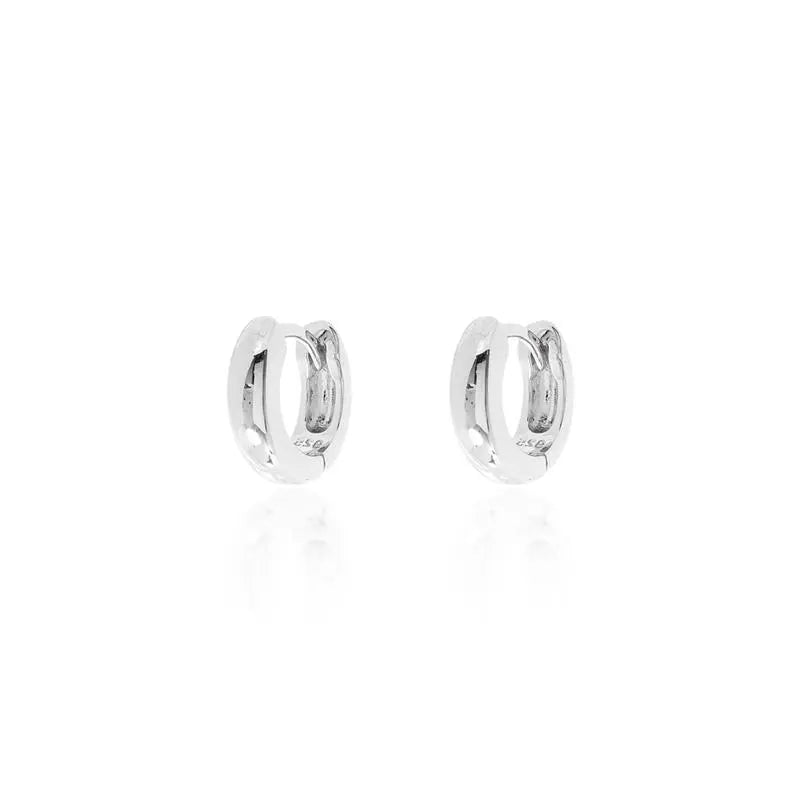 12 MM SMOOTH RHODIUM RING/WITHOUT STONE/SMOOTH