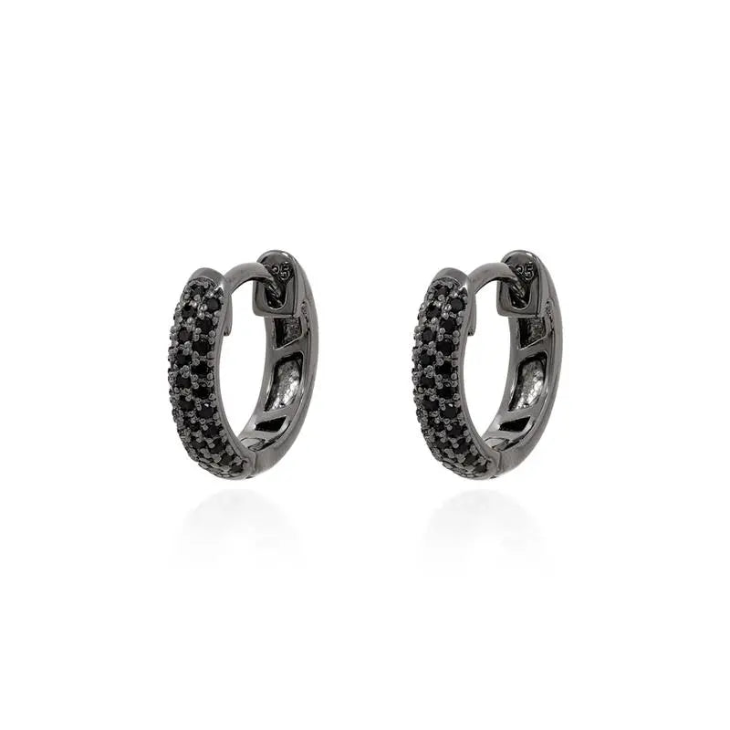MINI RING WITH 3 ROWS OF ZIRCONIA 12MM GOLD/WITHOUT STONE/WHITE ZIRCONIA