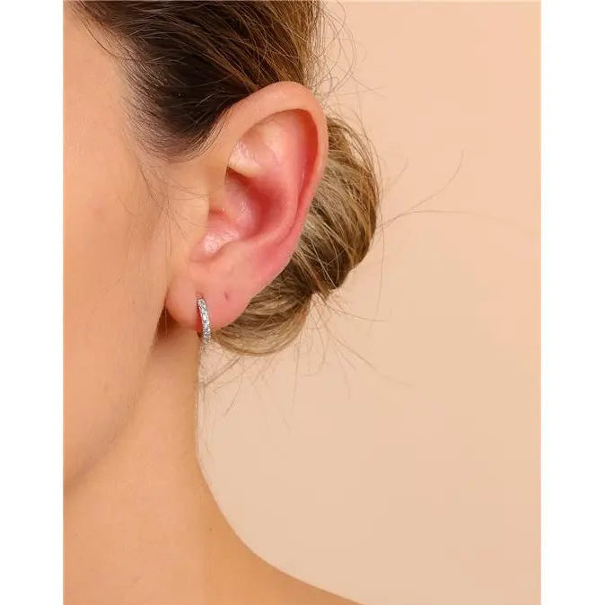 11 MM HALF RING, RHODIUM SETTING/WITHOUT STONE/WHITE ZIRCONIA